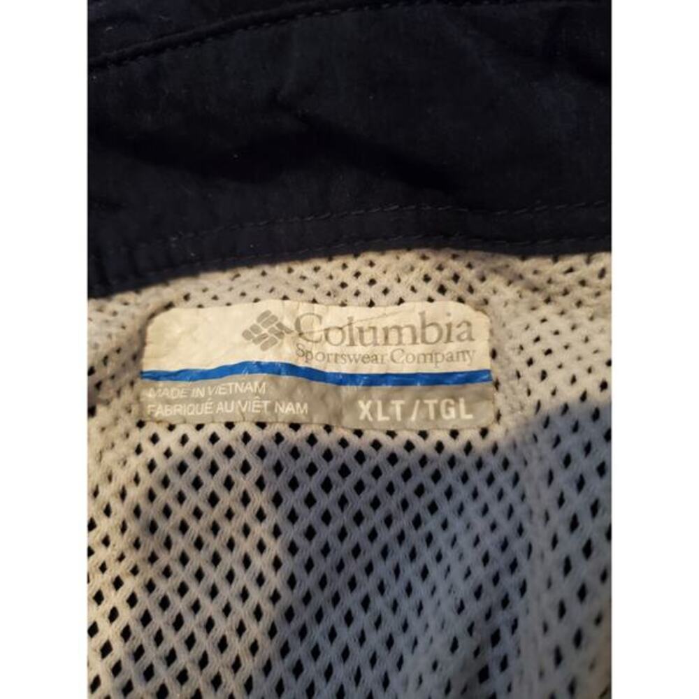 Columbia PFG Fishing Shirt Men Sz‎ XL Tall Blue Button Up Vented Pockets - Picture 3 of 5